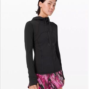 LULULEMON HOODED DEFINE JACKET IN DARK GREEN